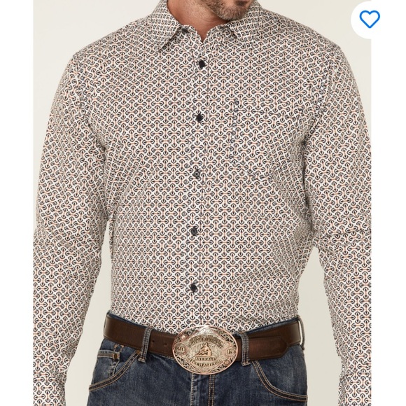 ✨ Boot Barn long sleeve button down collie shirt. New with Tags! - Picture 6 of 8